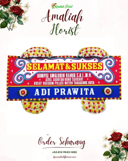 Papan Bunga Ucapan Selamat Tamanbali